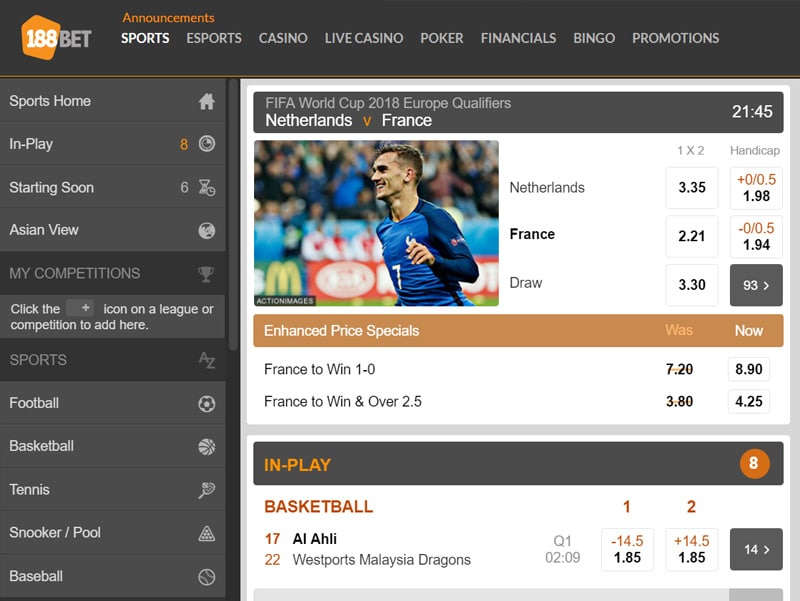 Soi kèo 188bet các tiêu chí áp dụng