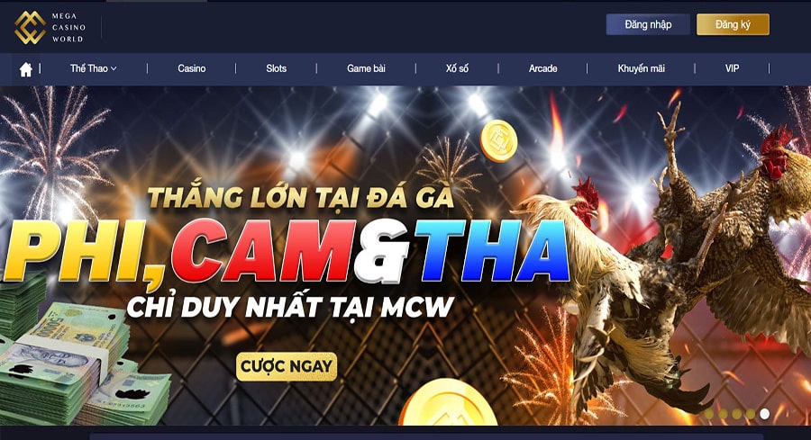 Đá gà trực tuyến, cá cược đá gà xem đá gà online